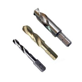 मेटल के लिए क्विक चेंज हेक्स शैंक एचएसएस ड्रिल बिट्स 1-13mm