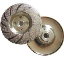 4-5 इंच डायमंड ग्राइंडिंग कप व्हील वैक्यूम ब्रेज़्ड M14/16 फ्लैंज