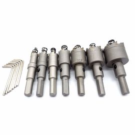 7pcs 14-35 मिमी वोल्फ़ास्टन कार्बाइड टिप्ड होल सॉ सेट