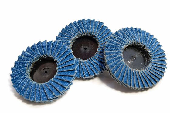 जिरकोनिया फ्लैप डिस्क 4-7 इंच 40 60 80 धातु पीसने के लिए ग्रिट