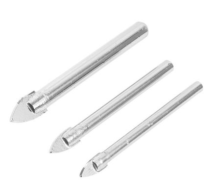 एल्यूमीनियम बॉक्स में सेट 6pcs YG6X ग्लास ड्रिल बिट