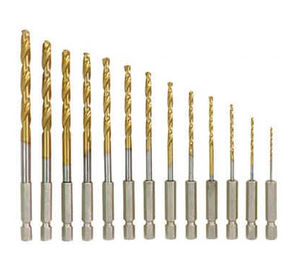 मेटल के लिए क्विक चेंज हेक्स शैंक एचएसएस ड्रिल बिट्स 1-13mm