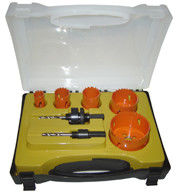 7PCS स्टेनलेस स्टील और धातु काटने के लिए द्वि-धातु छेद देखा सेट