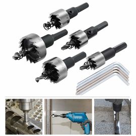5PCS 16-30mm HSS होल सॉ ड्रिल बिट सेट, मेटल कटिंग होल सॉ सेट